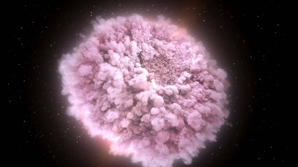 Nötron yıldızlarının etrafındaki sıcak gazlar ve kalıntılar
