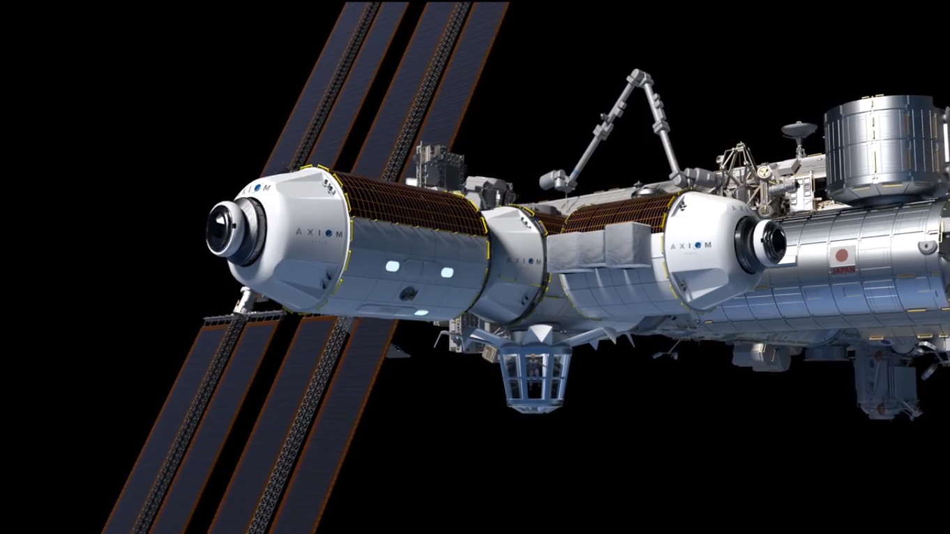 Axiom Space, Uluslararası Uzay İstasyonundaki (burada bir sanatçının bakış açısından gösterilmektedir) özel bir eve turist uzay uçuşları rezervasyonu yapıyor.  Ama ucuz değil: yolculuk 55 milyon dolara mal oldu.