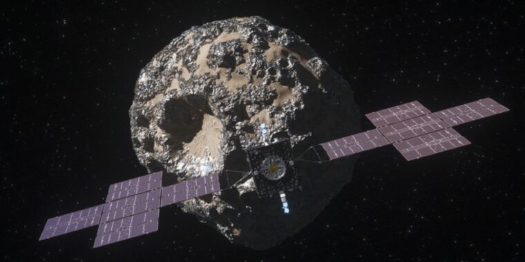 Ars, JPL'de asteroit yörüngeli Psyche uzay aracının temiz odasını geziyor
