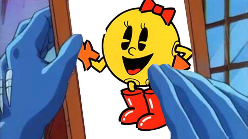 Bayan Pac-Man, Pac-Man oyununda garip bir şekilde yeni bir eşle değiştirildi