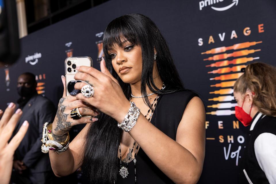 Rihanna, Rihanna Savage X Fenty Show Vol.  22 Eylül 2021, New York, ABD'deki üçüncü etkinlik. REUTERS/Stephen Yang
