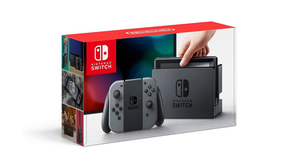 Nintendo Switch'in gri resmi