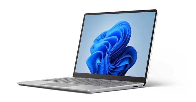 Perakendeci aracılığıyla Microsoft'un Surface Laptop Go'sunun arkasına sızıntı