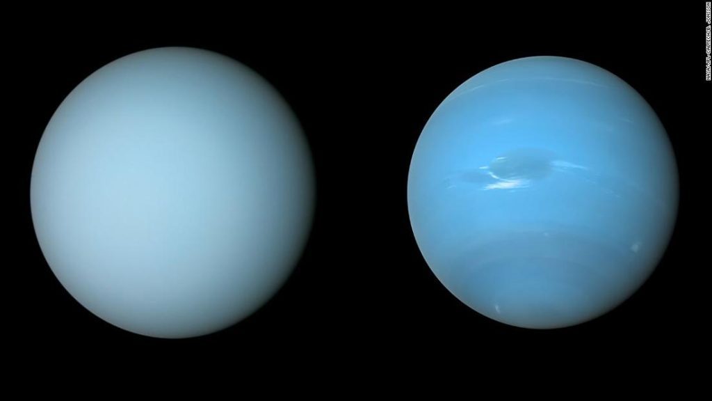 Teleskoplar Neptün'ün neden Uranüs'ten daha mavi olduğunu ortaya koyuyor