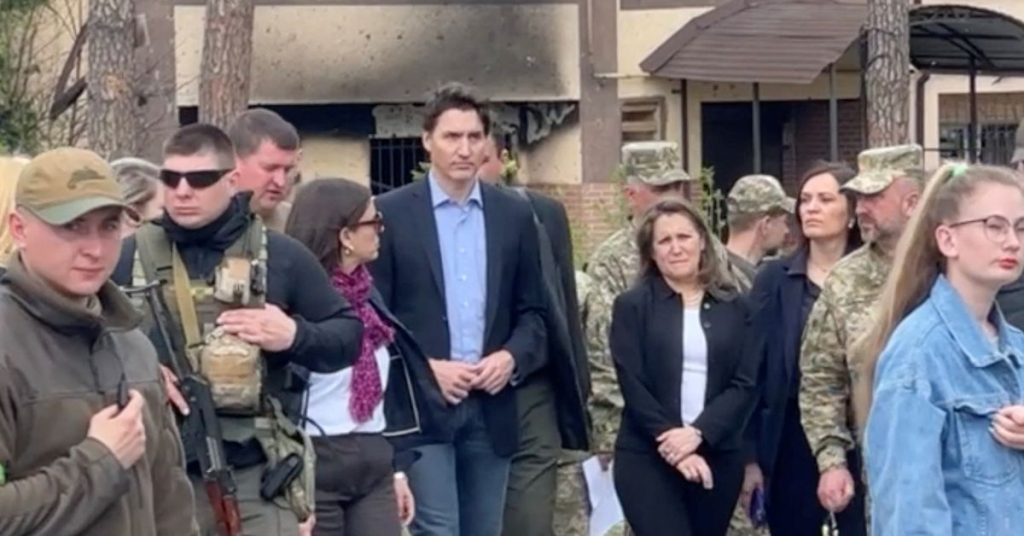 Belediye Başkanı, Kanada Başbakanı Justin Trudeau'nun Ukrayna'da Irvine'i ziyaret ettiğini söyledi.