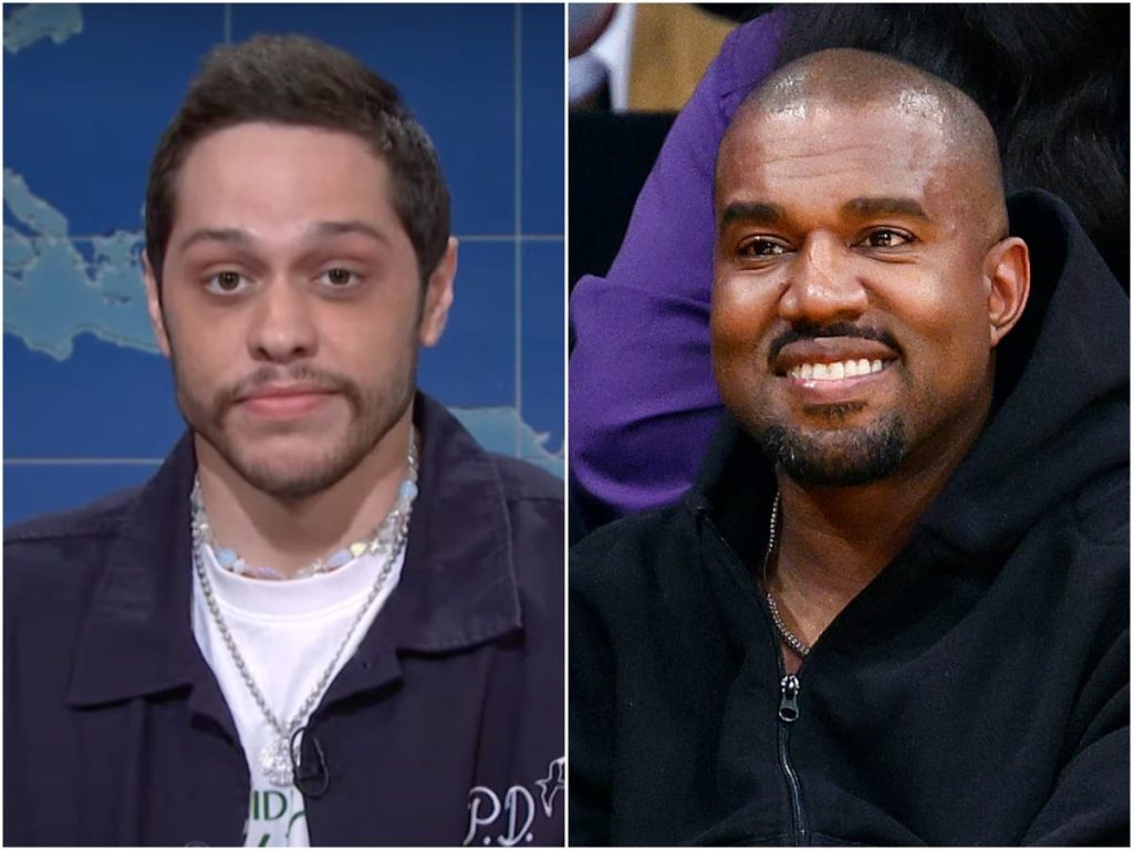 SNL: Pete Davidson, Kanye West ve Ariana Grande'nin son bölümündeki nişanı hakkında şaka yapıyor