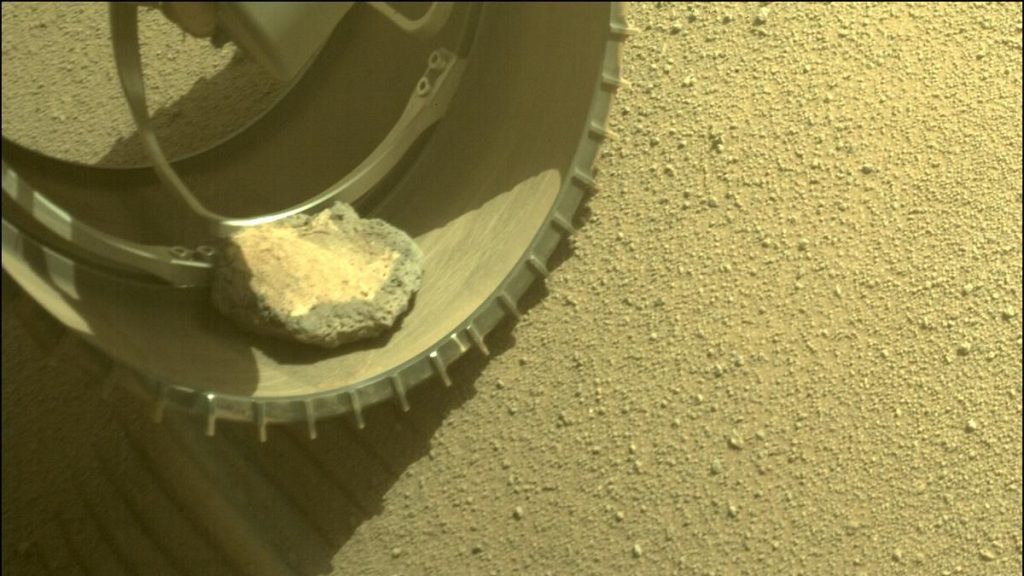 NASA'nın Mars'taki Azim gezgini, 'kaya evcil hayvan' gezginine sahip