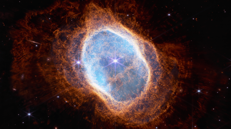 Güney Halka Bulutsusu (NIRCam görüntüsü) James Webb Teleskobu tarafından