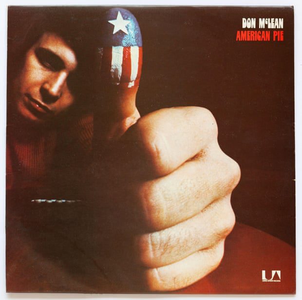 American Pie albüm kapağı, 1971, Don McLean tarafından United Artists'te - yalnızca haber amaçlı kullanım2AKEF7K American Pie kapağı, Don McLean tarafından United Artists'te yayınlanan 1971 albümü - yalnızca haber amaçlı kullanım