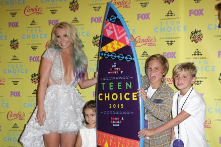 Britney Spears with the Kids Teen Choice Ödülleri, Basın Odası, Los Angeles, ABD - 16 Ağustos 2015