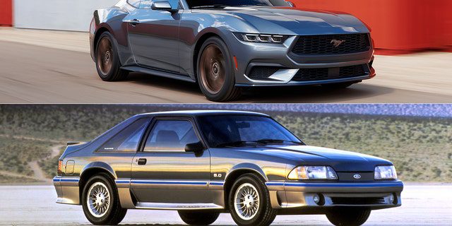 2024 Mustang V-8, 5.0 litrelik hacmini Fox Body ile paylaşıyor.