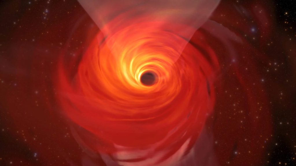 'İnanılmaz' sıcak gaz kabarcığı, Samanyolu'nun süper kütleli kara deliğinin etrafında kayarak görüldü