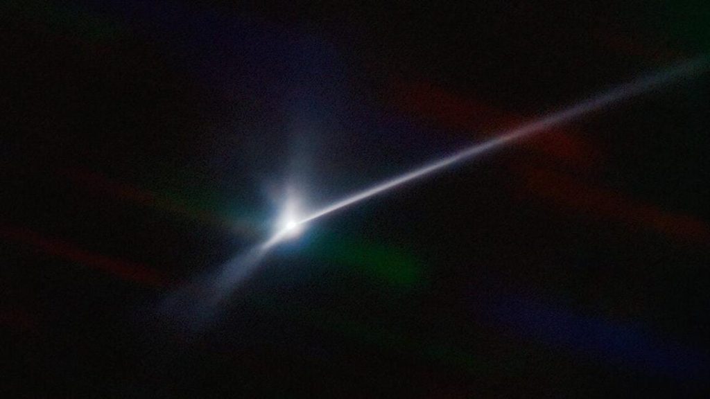 Teleskop, NASA'nın Smash Up asteroitinden gelen büyük enkaz yolunu tespit etti