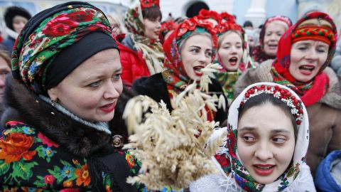 Ukraynalı Ortodoks Hıristiyanlar Noel'i 7 Ocak 2016'da kutluyorlar.