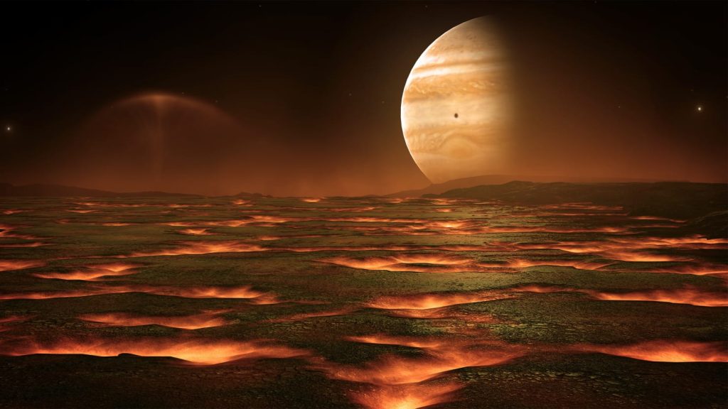 Jüpiter'in uydusu Io'nun yüzeyinin altında cehennem gibi bir magma okyanusu olabilir