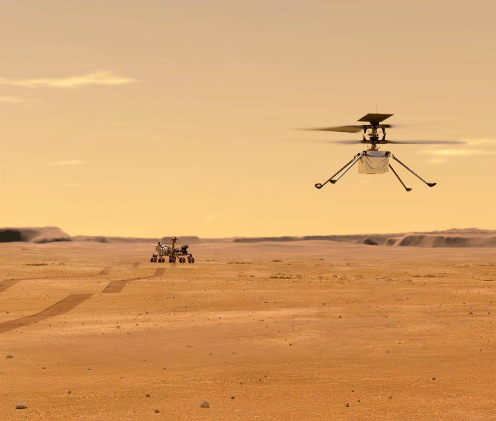 NASA'nın yenilikçi Mars Helikopteri ilk uçuşunu yeni navigasyon yazılımıyla tamamladı