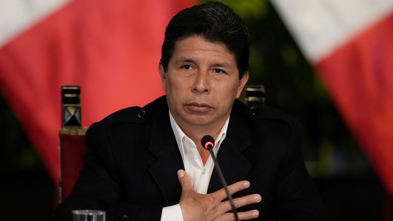 Peru Devlet Başkanı Castillo, Kongre'yi feshetmeye çalıştığı için dava edildi ve tutuklandı