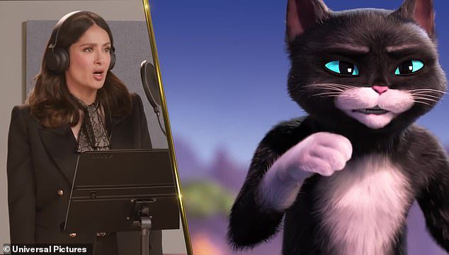 Ses oyunculuğu veterineri: Yıldızlardan oluşan bir kadroya sahip ilk Çizmeli Kedi filmi, ses oyunculuğuna ilk kez giriştiği zamandı ve o zamandan beri tüm devam filmleri için geri döndü.